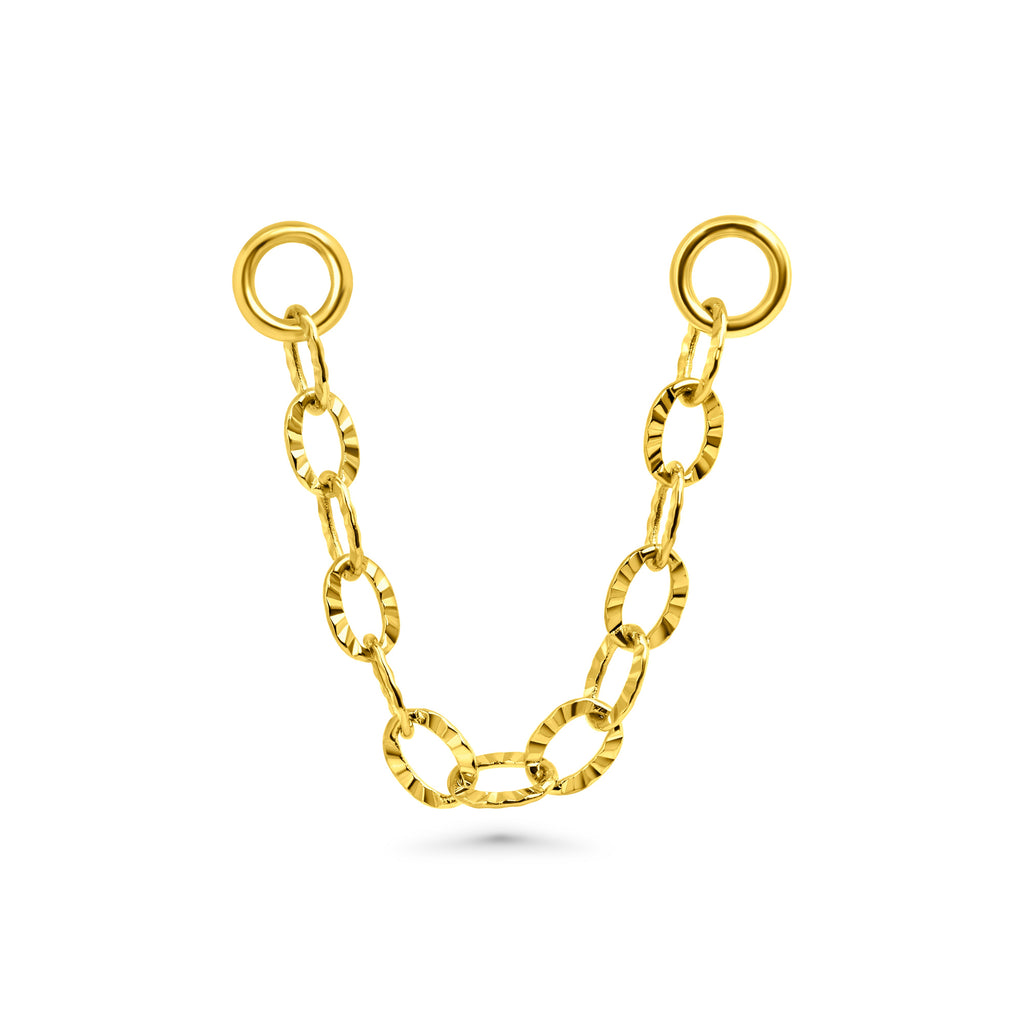 Diamond Cut Link Chain